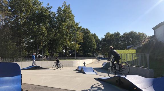 Mobiler Fahrradweg