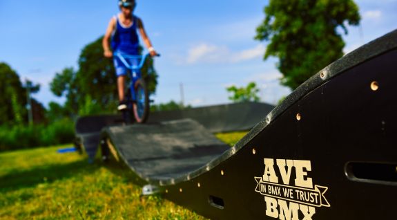 Pumptrack in Modultechnik hergestellt