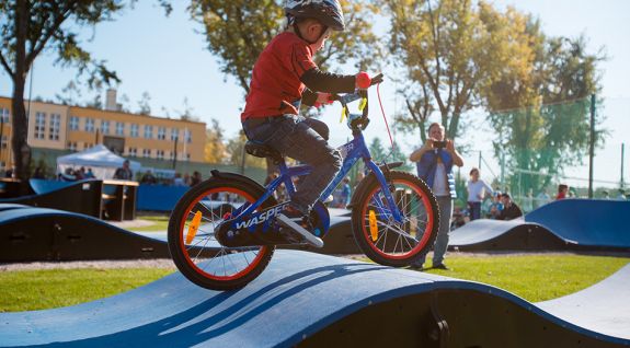 Composite Pumptrack für jeden Benutzer angepasst