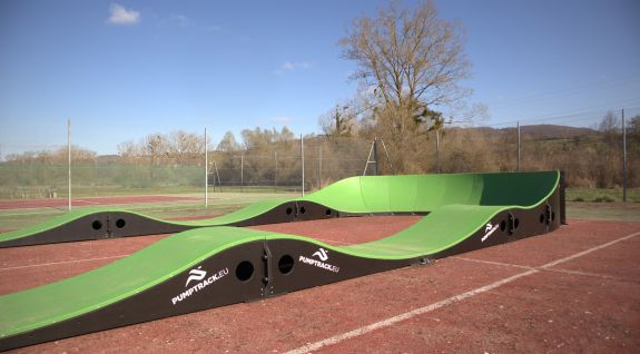 Nicht stationärer modularer Pumptrack