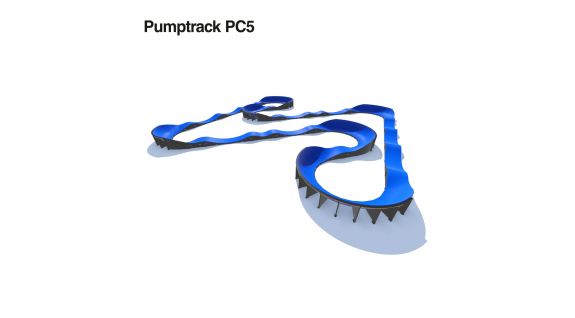 Pumptrack aus Verbundmaterial PC5