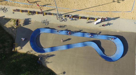 Pumptrack - Fahrrad-Spielplatz