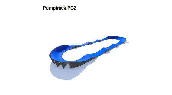 Fahrrad-Spielplatz Pumptrack PC2
